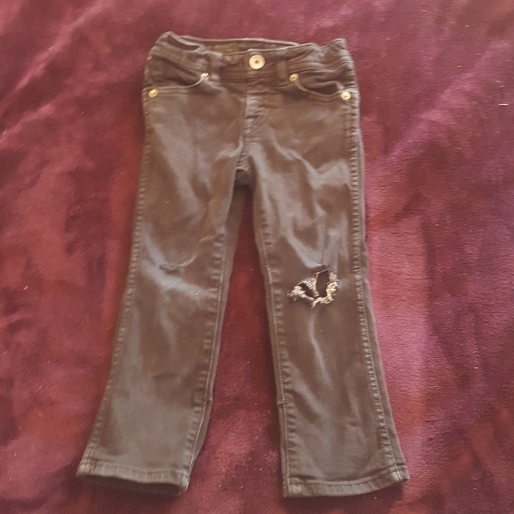 Boys Volcom Distressd Jeans 3T Black